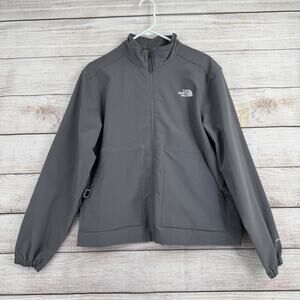 The North Face Willow Stretch Windwall Jacket Womens XL Gray 4 Way Stretch